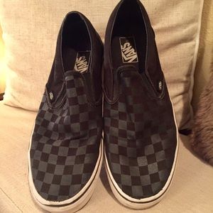 Vans checkered slip-ons